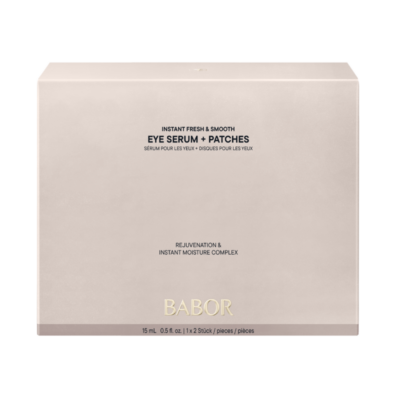Instant fresh and smooth eye serum + patches
