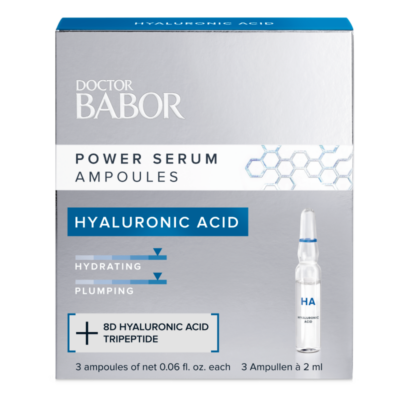 401299_Doctor BABOR intensyviai drėkinančios ampulės MINI Hyaluronic Acid Ampoule