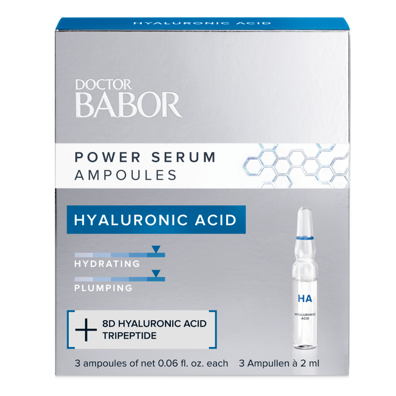 Doctor BABOR intensyviai drėkinančios ampulės MINI Hyaluronic Acid Ampoule