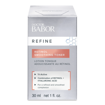 Doctor BABOR Priešraukšlinis veido tonikas su retinoliu ir hialurono rūgštimi. Retinol Smoothing Toner, 30 ml_tonikas veidui su rūgštimi hialuronu_2