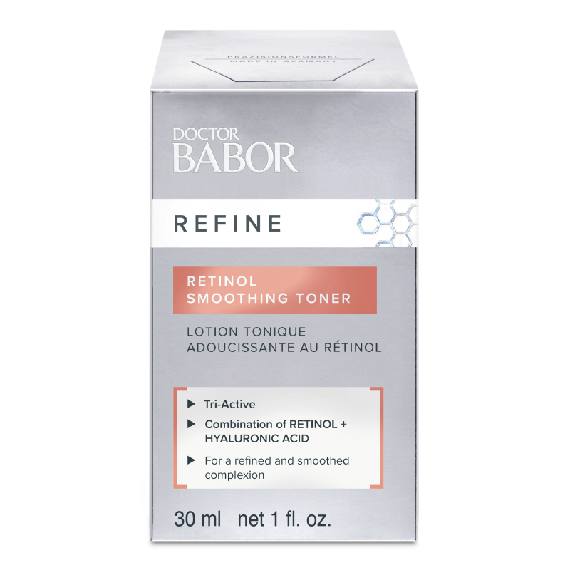 Doctor BABOR Priešraukšlinis veido tonikas su retinoliu ir hialurono rūgštimi. Retinol Smoothing Toner, 30 ml_tonikas veidui su rūgštimi hialuronu_2