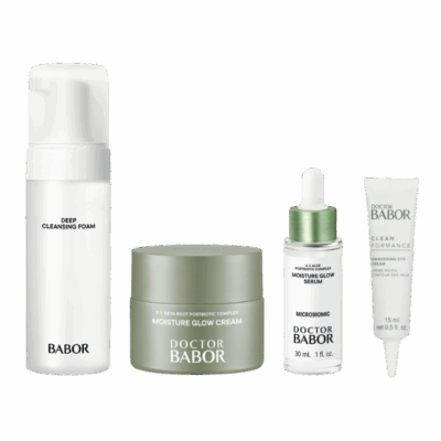 Rinkinys veidui „Odos drėkinimui ir švytėjimui”