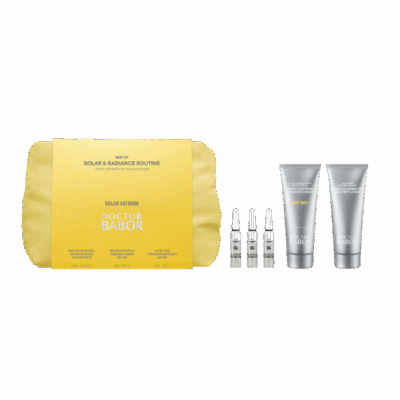 BABOR apsaugos nuo saulės ir odos švytėjimo rinkinys Solar & Radiance Routine Set