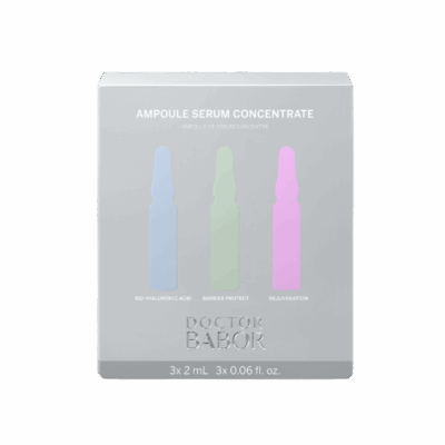 Dr. BABOR ampulių rinkinys MINI. 10D HA, Barrier protect & Rejuvenation Ampoule Set MINI